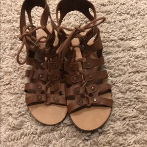 Forever 21 lace up sandals